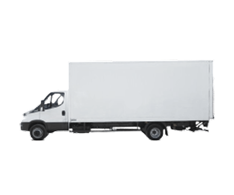 LKW mit Kofferaufbau